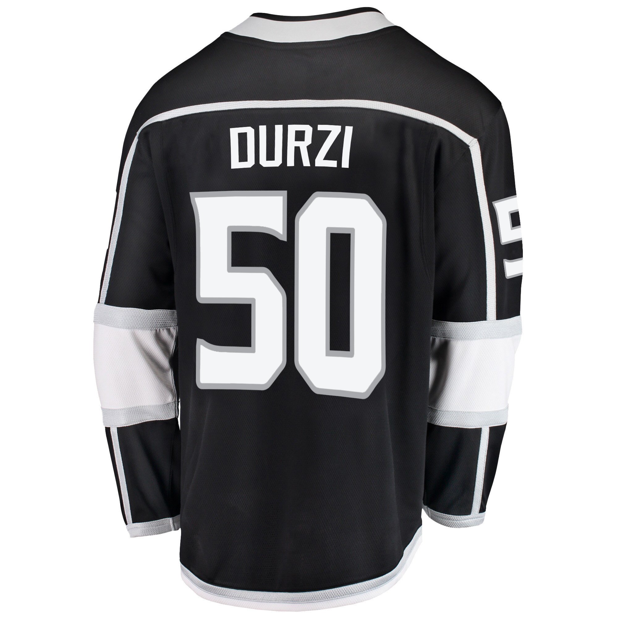 Los Angeles Kings Sean Durzi 50 Home 2022 Stanley Cup Playoffs Breakaway Men Jersey - Black