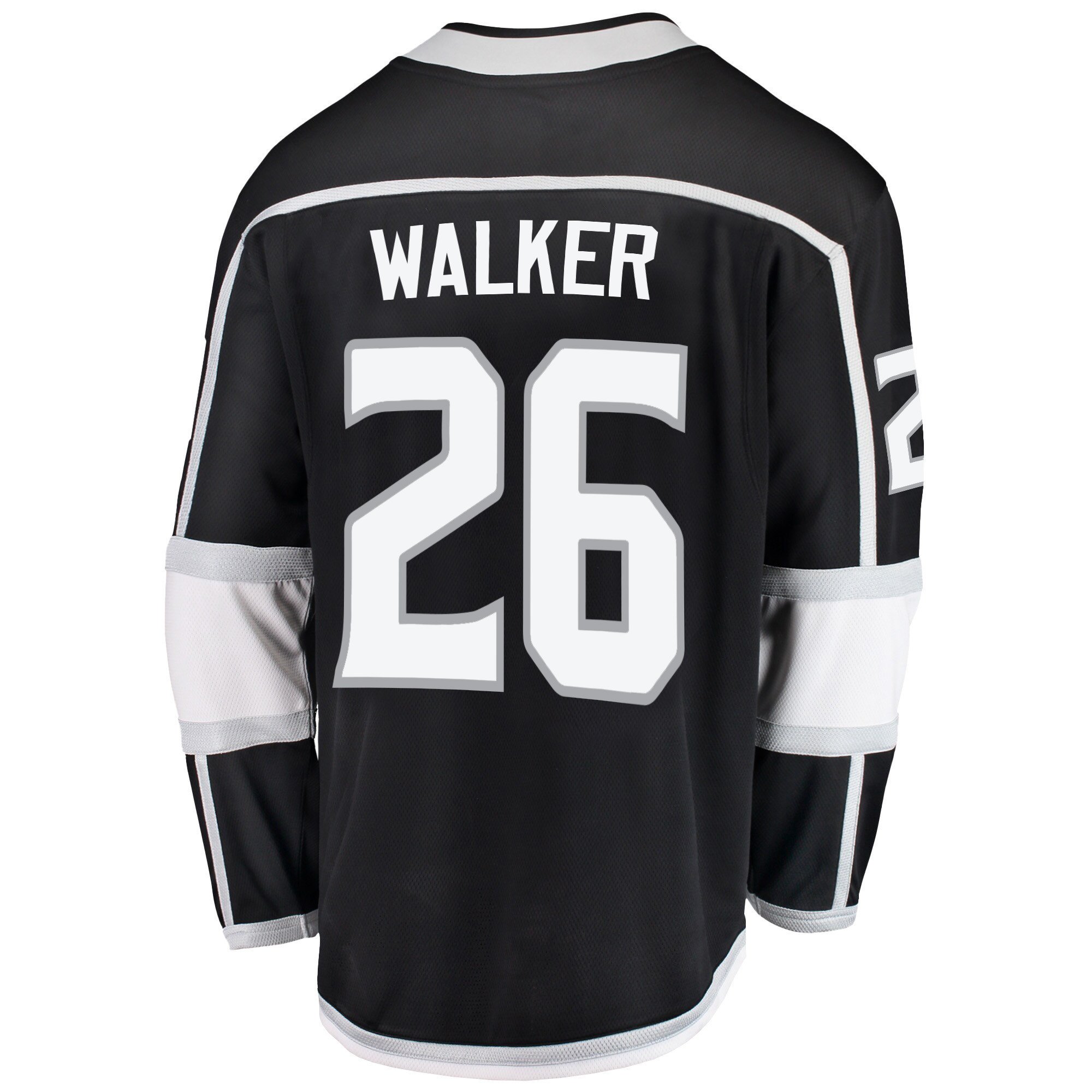 Los Angeles Kings Sean Walker 26 Home 2022 Stanley Cup Playoffs Breakaway Men Jersey - Black