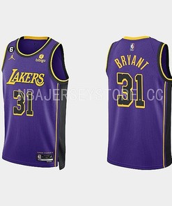 Los Angeles Lakers 31 Thomas Bryant 2022-23 Statement Edition Purple Men Jersey