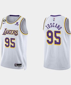 Los Angeles Lakers Juan Toscano-Anderson 95 2022-23 Association Edition White Men Jersey Swingman