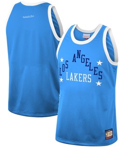 Los Angeles Lakers Mitchell & Ness Hardwood Classics Team Heritage Fashion Jersey - Blue Nba