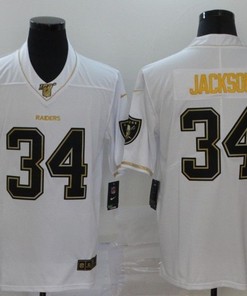 Los Angeles Raiders Bo Jackson #34 Nfl 2020 White Jersey