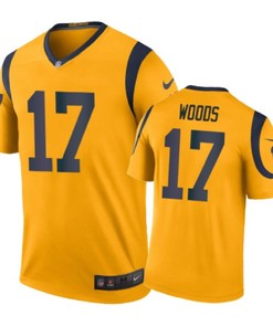 Los Angeles Rams #17 Robert Woods Nike Color Rush Gold Jersey