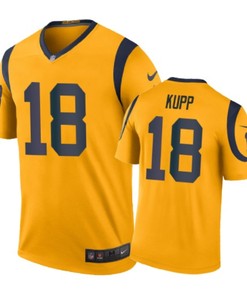 Los Angeles Rams #18 Cooper Kupp Nike Color Rush Gold Jersey