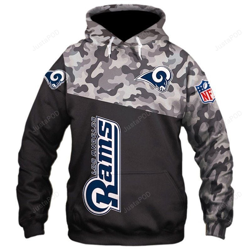 Los Angeles Rams 3D Hoodie Zip Hoodie 02