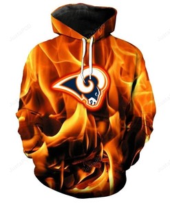 Los Angeles Rams 3D Hoodie Zip Hoodie 03