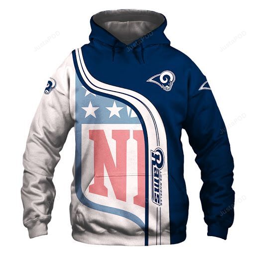 Los Angeles Rams 3D Hoodie Zip Hoodie 04