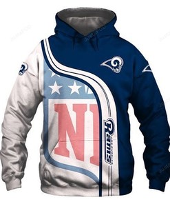 Los Angeles Rams 3D Hoodie Zip Hoodie 04