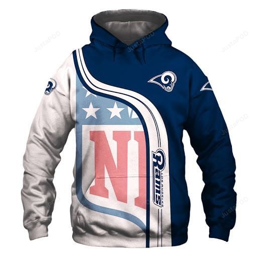 Los Angeles Rams 3D Hoodie Zip Hoodie 04