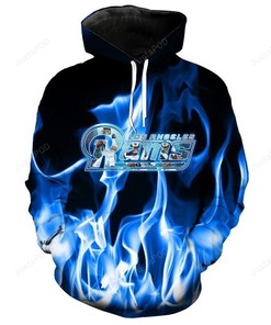 Los Angeles Rams 3D Hoodie Zip Hoodie