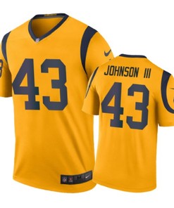 Los Angeles Rams #43 John Johnson Iii Nike Color Rush Gold Jersey