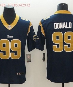 Los Angeles Rams Aaron Donald #99 2020 Nfl Black Jersey Jersey