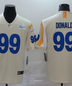 Los Angeles Rams Aaron Donald #99 2020 Nfl White Jersey Jersey