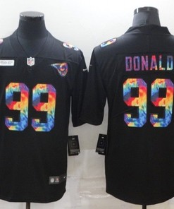 Los Angeles Rams Aaron Donald #99 Nfl 2020 Black Jersey
