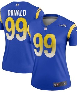 Los Angeles Rams Aaron Donald #99 Nfl 2020 Cobalt Womens Jersey