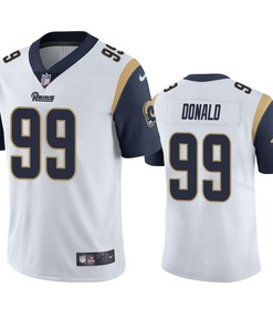 Los Angeles Rams Aaron Donald White Vapor Untouchable Limited Jersey