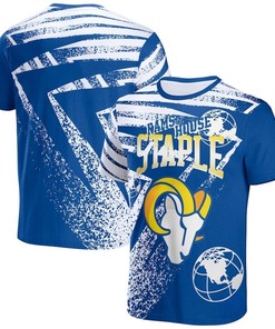 Los Angeles Rams All Over Print T-Shirt - Royal