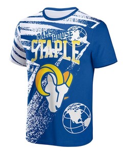 Los Angeles Rams All Over Print T-Shirt - Royal