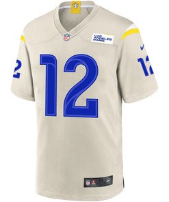 Los Angeles Rams Allen Robinson 12 Game Jersey - Bone Jersey
