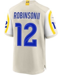 Los Angeles Rams Allen Robinson 12 Game Jersey - Bone Jersey