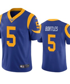 Los Angeles Rams Blake Bortles Royal 100th Season Vapor Limited Jersey