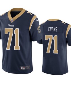 Los Angeles Rams Bobby Evans 2019 Nfl Draft Navy Vapor Limited Jersey