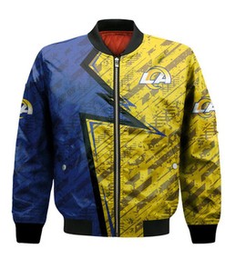 Los Angeles Rams Bomber Abstract Pattern Sport- NFL