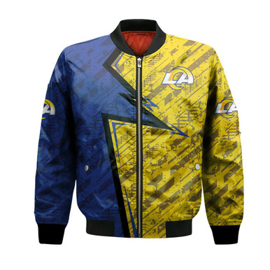 Los Angeles Rams Bomber Abstract Pattern Sport- NFL