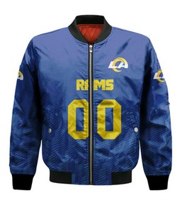 Los Angeles Rams Bomber Jacket Logo Sport Ombre  - NFL
