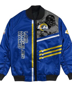Los Angeles Rams Bomber Jacket Personalized Football For Fan- NFL