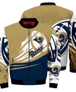 Los Angeles Rams Bomber Jacket graphic ultra-balls