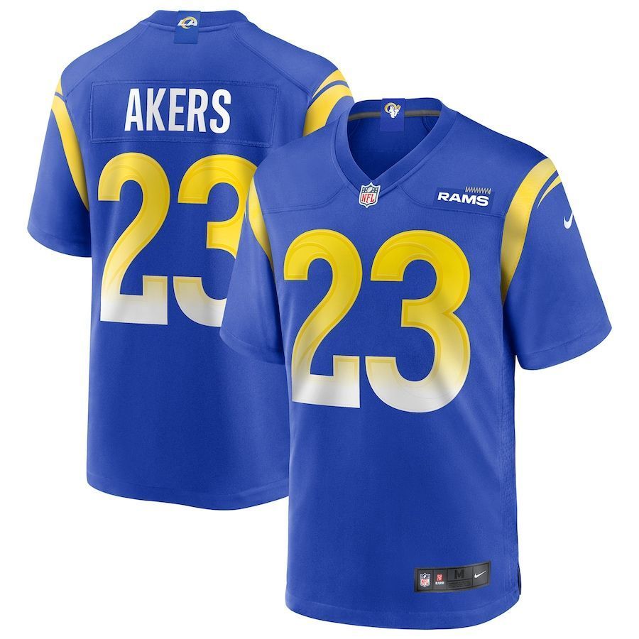Los Angeles Rams Cam Akers Royal 2020 Nfl Draft Pick Game Jersey