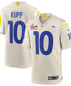 Los Angeles Rams Cooper Kupp 10 2022 Nfl Superbowl Lvi Match White Jersey Gift For Rams Fans
