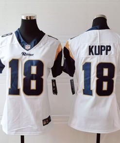 Los Angeles Rams Cooper Kupp #18 Nfl 2020 White Womens Jersey