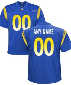 Los Angeles Rams Custom Game Jersey - Royal Custom Jerseys Nfl