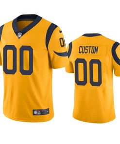 Los Angeles Rams Custom Gold Nike Color Rush Limited Jersey