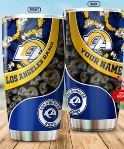 Los Angeles Rams Custom Name Tumbler Fan Gift