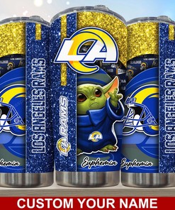 Los Angeles Rams Custom Name Tumbler Gift for Fan