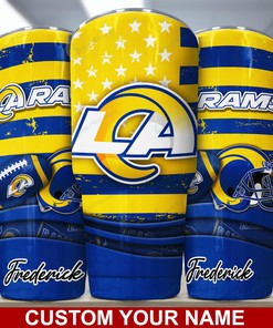Los Angeles Rams Custom Name Tumbler Limited Edition Gift for Fan