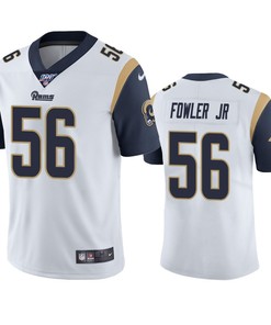 Los Angeles Rams Dante Fowler Jr. White 100th Season Vapor Limited Jersey