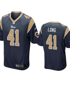 Los Angeles Rams David Long 2019 Nfl Draft Navy Game Jersey