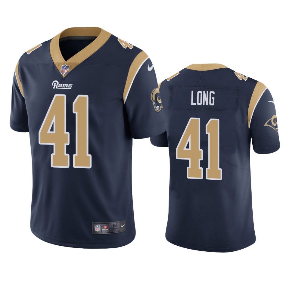 Los Angeles Rams David Long 2019 Nfl Draft Navy Vapor Limited Jersey