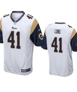 Los Angeles Rams David Long 2019 Nfl Draft White Game Jersey