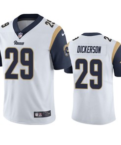 Los Angeles Rams Eric Dickerson 29 White Vapor Limited Jersey