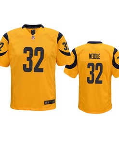 Los Angeles Rams Eric Weddle Gold Color Rush Game Jersey