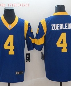 Los Angeles Rams Greg Zuerlein #4 2020 Nfl Blue Jersey Jersey