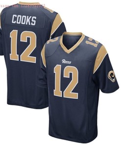 Los Angeles Rams In Cooks #12 2020 Nfl Black Jersey Jersey