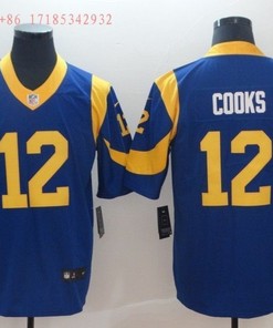 Los Angeles Rams In Cooks #12 2020 Nfl Blue Jersey Jersey
