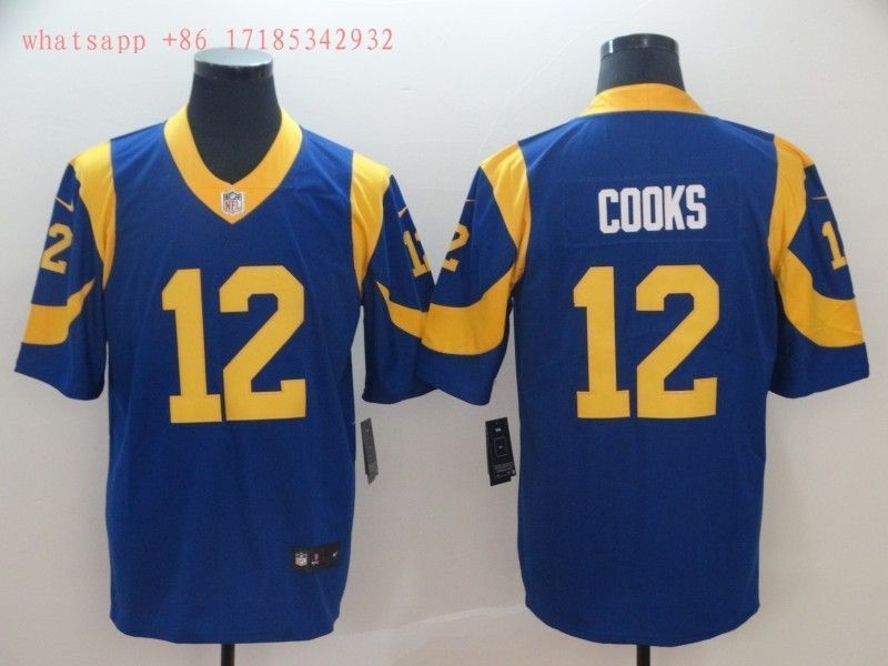 Los Angeles Rams In Cooks #12 2020 Nfl Blue Jersey Jersey