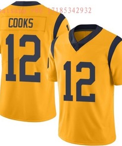 Los Angeles Rams In Cooks #12 2020 Nfl Gold Jersey Jersey